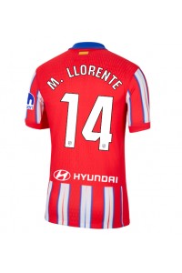 Atletico Madrid Marcos Llorente #14 Fotballdrakt Hjemme Klær 2024-25 Korte ermer